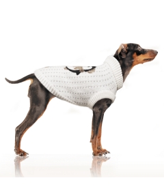 Pull pour chiens - Solveig (pull beige)