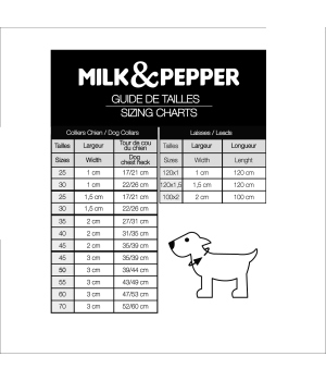 Laisse pour chiens - Laisse Stardust Milk & Pepper - 7