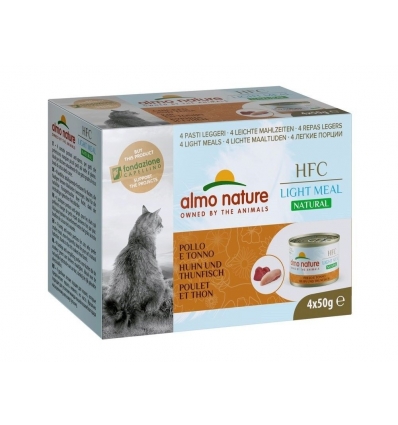 Almo Nature - HFC Natural light poulet thon multipack 4x50g  Almo Nature - 1