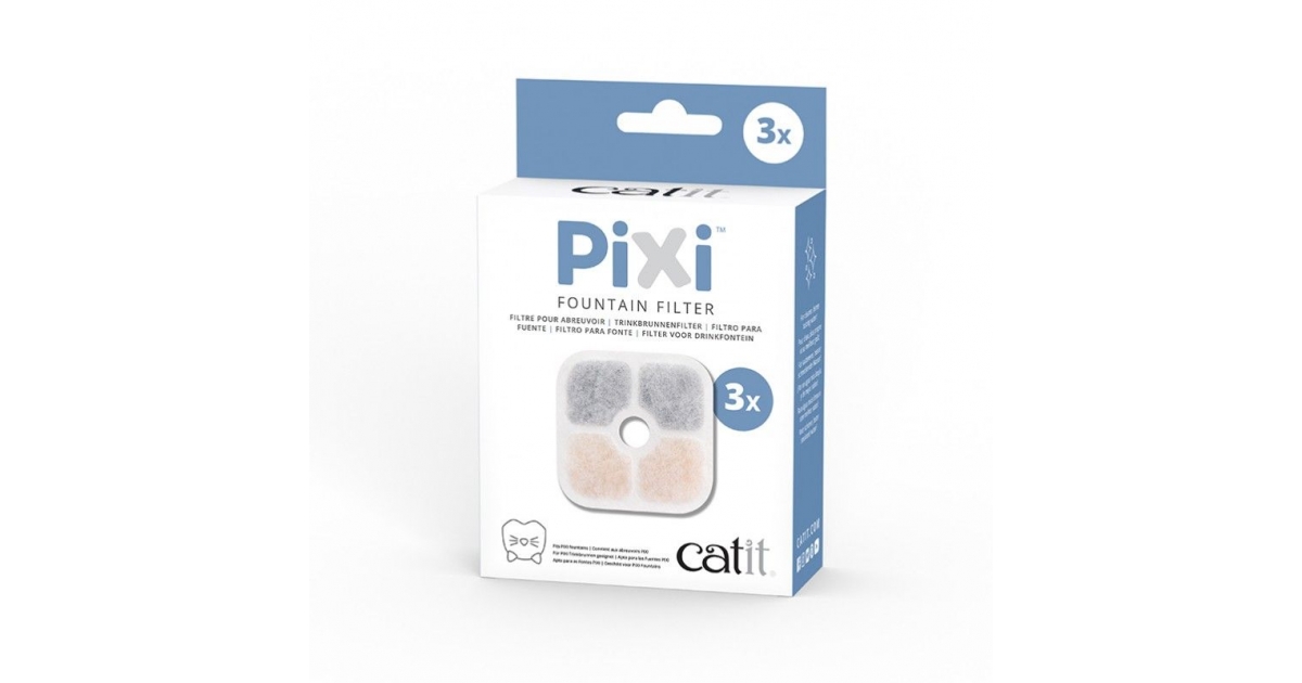 Filtre fontaine Pixi (3pcs) Catit - 1