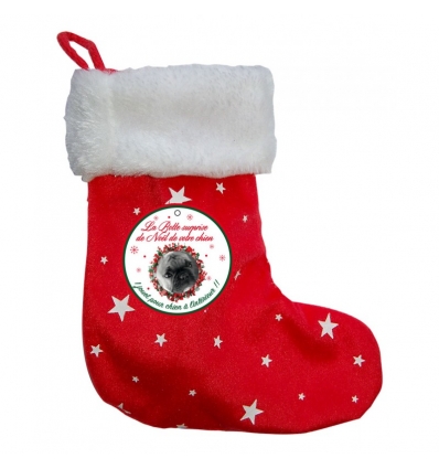 Botte Noel Chien Friandise + Jouet Wouapy - 1