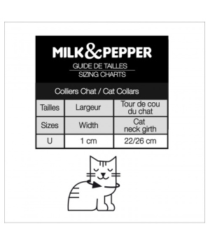 Collier chat Boa Milk & Pepper - 2