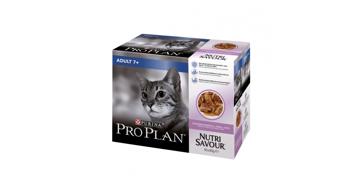 Purina pro Plan - NutriSavour adult 7+  Purina Pro Plan - 1