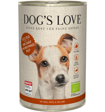 Pâtée Bio (Boeuf) Dog's Love - 1