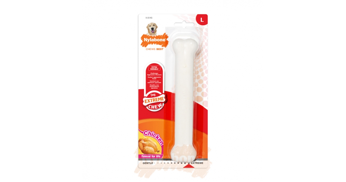 Os Extreme Chew Poulet Nylabone - 1