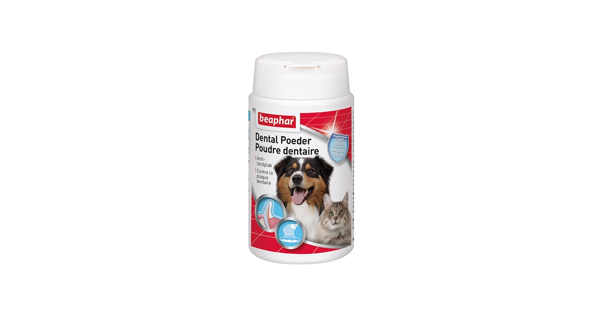 Produit pour mauvaise haleine chien: Poudre dentaire