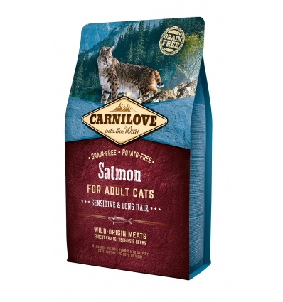 Carnilove - Cat Long Hair Saumon  Carnilove - 1