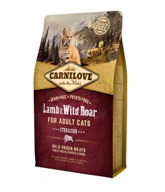 Carnilove -  Sterilised Cat Agneau Sanglier Carnilove - 1