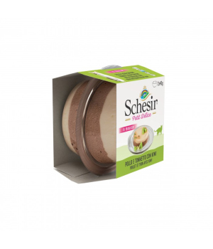 Schesir - Petit délice Mousse Poulet, thon, kiwi (2 Boites) Schesir - 2