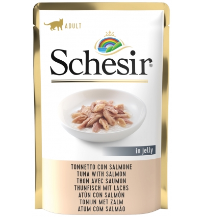 Schesir - Thon avec saumon en gelée (Sachet fraicheur) Schesir - 1