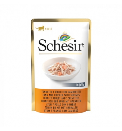 Schesir - Thon poulet crevettes en gelée (Sachet fraicheur) Schesir - 1