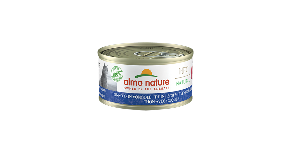 Pâtée pour chat Almo Nature - Boîte HFC Natural Thon et coques Almo Nature - 1