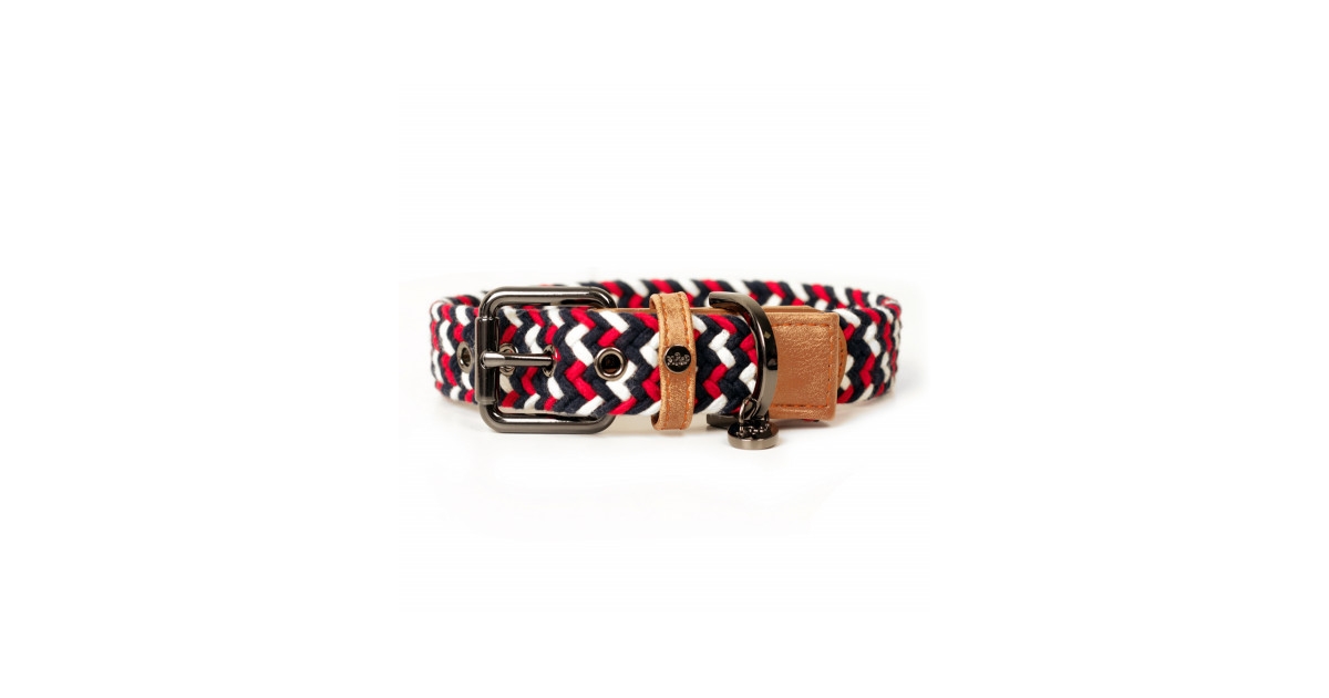 Collier pour chiens - Collier Imoca Milk & Pepper - 1