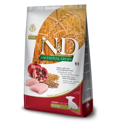 Farmina - N&D Ancestral Grain - Chiot Mini - Poulet Grenade