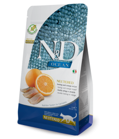 Croquettes pour chats Farmina - N&D Ocean - Chat Sterilisé - Hareng Orange Farmina - 1