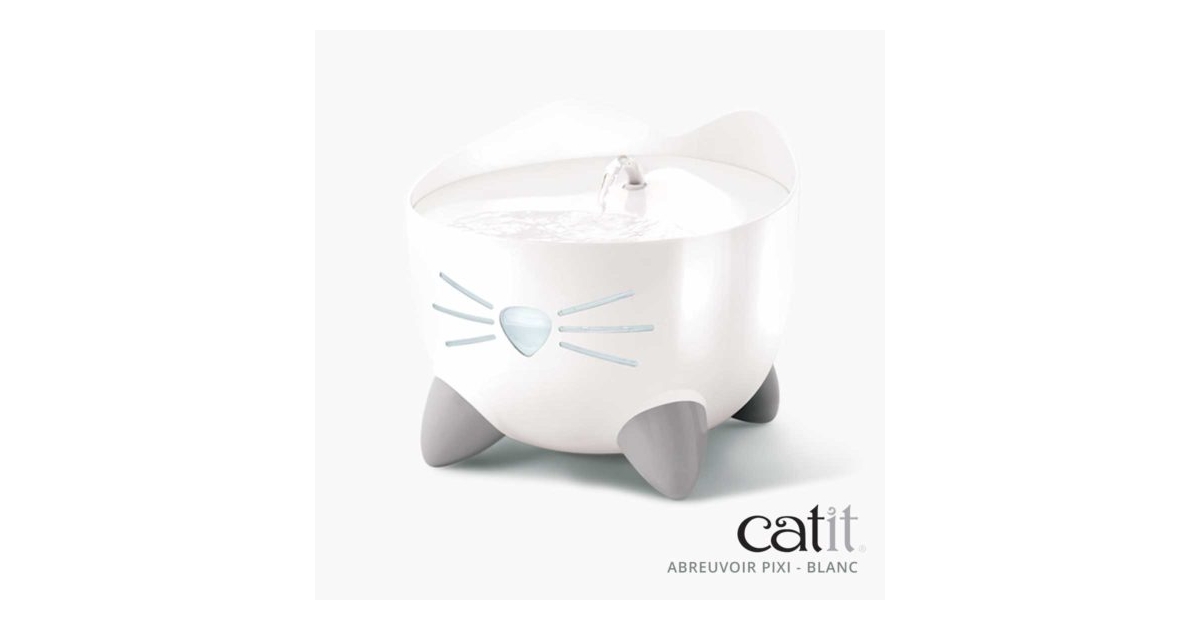 Accessoire de repas pour chiens et chats - Fontaine Pixi