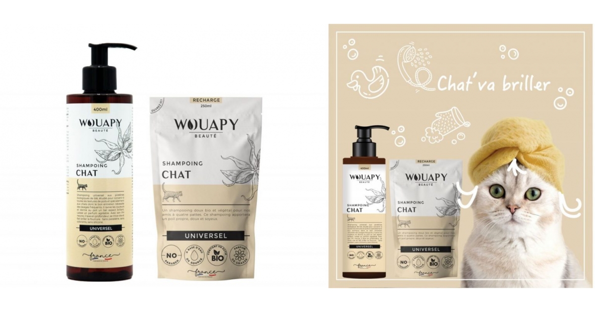 Shampoing chat Wouapy - 1