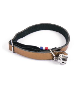 Accessoire de promenade pour chats - Collier cuir Dakota Martin Sellier - 1