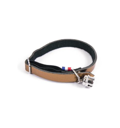 Accessoire de promenade pour chats - Collier cuir Dakota Martin Sellier - 1