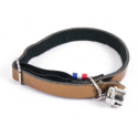 Accessoire de promenade pour chats - Collier cuir Dakota Martin Sellier - 1