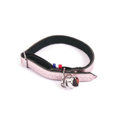 Accessoire de promenade pour chats - Collier cuir tressé Martin Sellier - 2