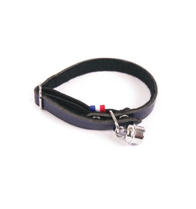 Accessoire de promenade pour chats - Collier cuir tressé Martin Sellier - 3