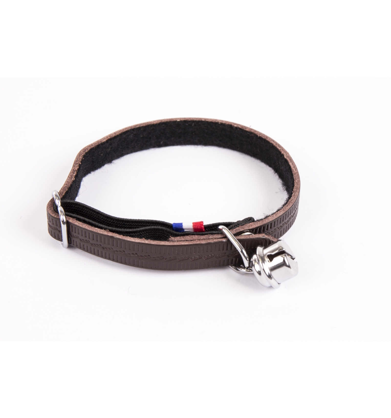 Animalerie pour chat : Collier cuir Farandole