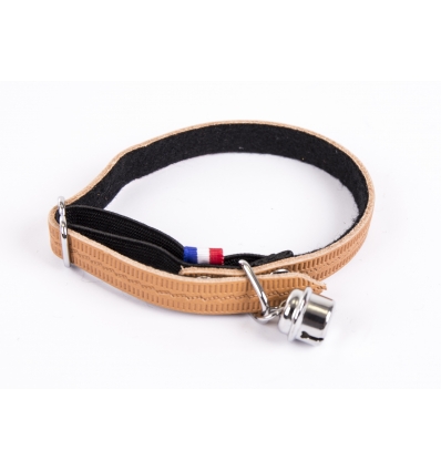 Accessoire de promenade pour chats - Collier cuir Farandole Martin Sellier - 2