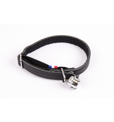 Accessoire de promenade pour chats - Collier cuir Farandole Martin Sellier - 3