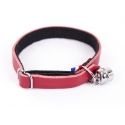 Accessoire de promenade pour chats - Collier chat cuir  Feutrine  Martin Sellier - 1