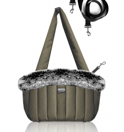 Sac de transport pour chiens - Sac à fourrure NANOUK  Milk & Pepper - 2 Sac de transport pour chiens - Sac à fourrure NANOUK  Milk & Pepper - 2