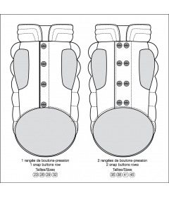 Doudoune pour chiens - Doudoune réversible avec fourrure KARLA Milk & Pepper - 3 2