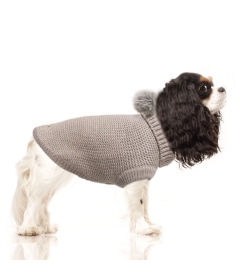 Pull pour chiens - Pull CAMILLE Milk & Pepper - 1