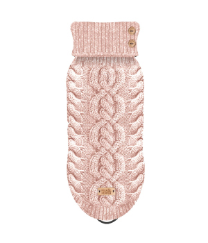 Pull pour chiens - Pull en torsade DONOVAN Milk & Pepper - 12