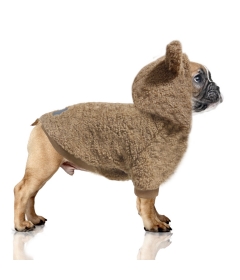 Sweat à capuche avec fourrure AYDEN  Milk & Pepper - 2