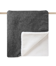 Couchage pour chiens - Plaid en fourrure ARAN Milk & Pepper - 1 2