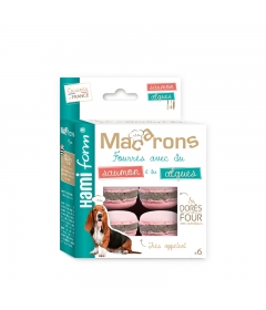Friandises pour chiens HamiForm - Biscuits Macarons Saumon et Algues Hamiform - 1