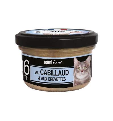 Pâtée pour chats HamiForm - Cuisine Chat n.6 Cabillaud Crevettes Hamiform - 1