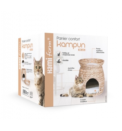 Couchage pour chat - Panier Confort Kampun