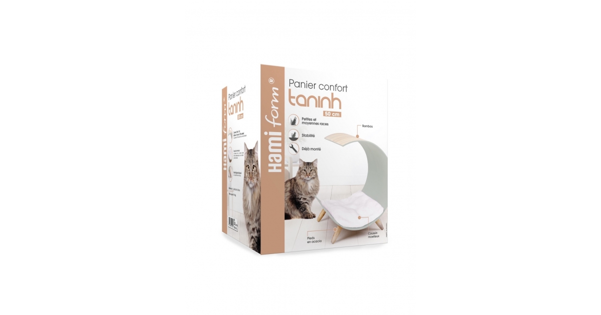 Couchage pour chat - Panier Confort TANINH