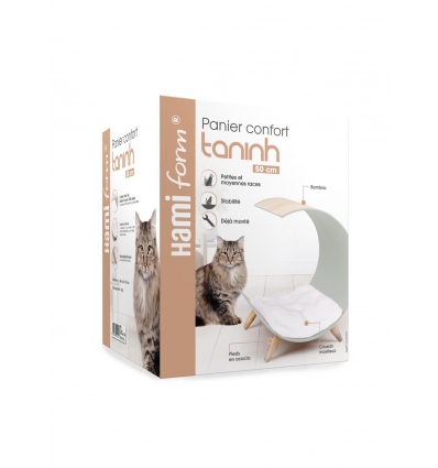 Couchage pour chat - Panier Confort TANINH