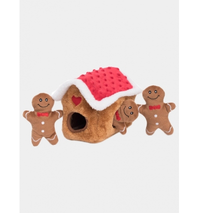 Holiday Burrow - Gingerbread House Zippy Paws  - 1