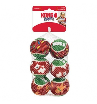Kong - Holiday Squeak Air Ball 6 pack  Kong - 1