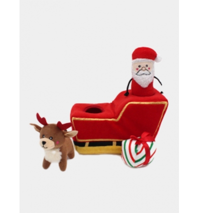 Santa's Sleigh Zippy Paws  - 1