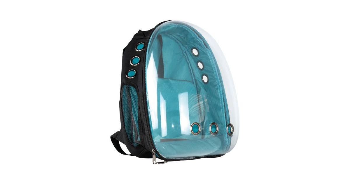 Sac de transport pour chiens - Sac à dos space turquoise