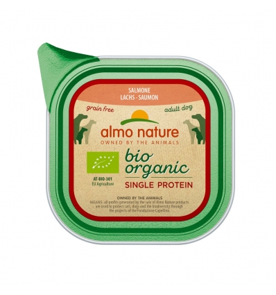 Almo Nature - Patée Bio Mono Protein Grain Free Saumon Almo Nature - 1