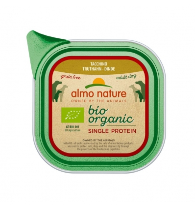 Almo Nature - Patée Bio Mono Protein Grain Free Dinde Almo Nature - 1