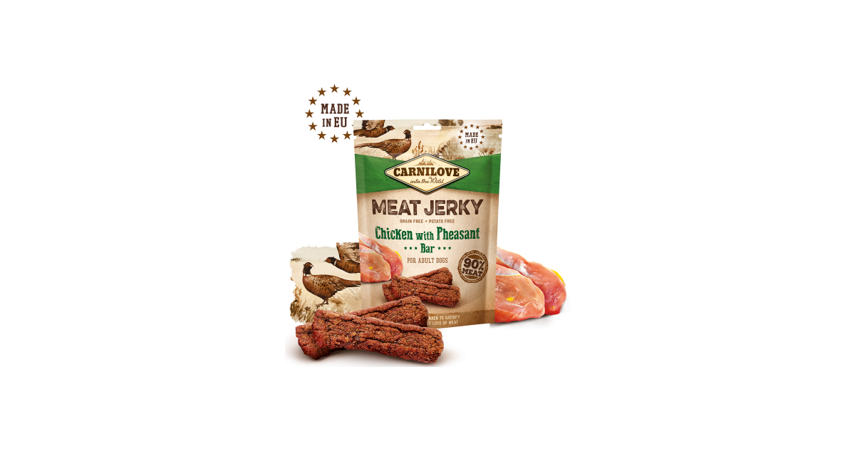 Friandise pour chien Carnilove - Dog Jerky Poulet & Faisan