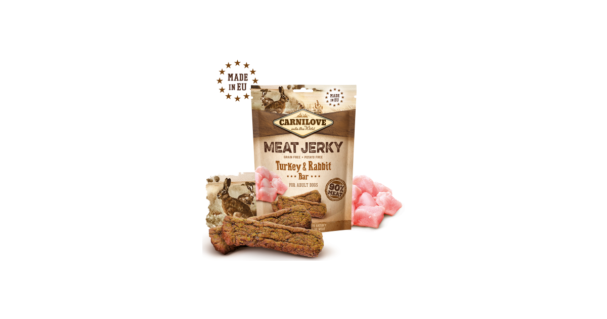 Friandise pour chien Carnilove - Dog Jerky Dinde & Lapin