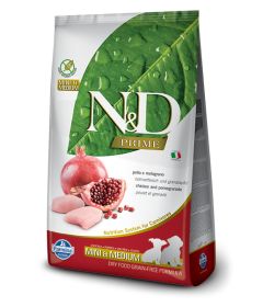 Croquettes pour chiots: Farmina - N&D Prime - Chiot Medium et Maxi - Poulet Grenade